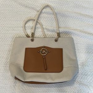 New with tags, Michael Kors, nautical rope tote